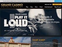 Tablet Screenshot of grandresortok.com